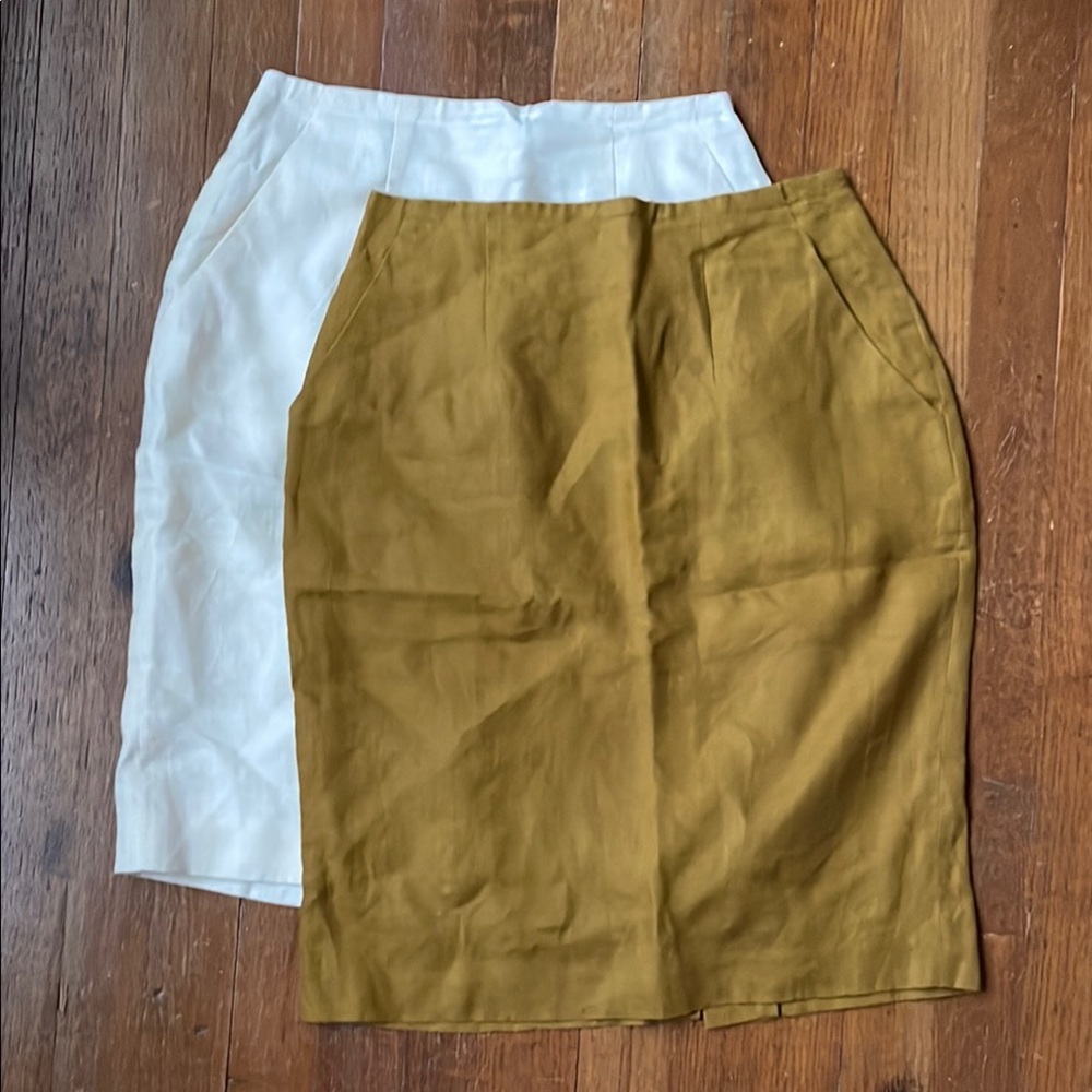 Vintage Linen Skirt Set